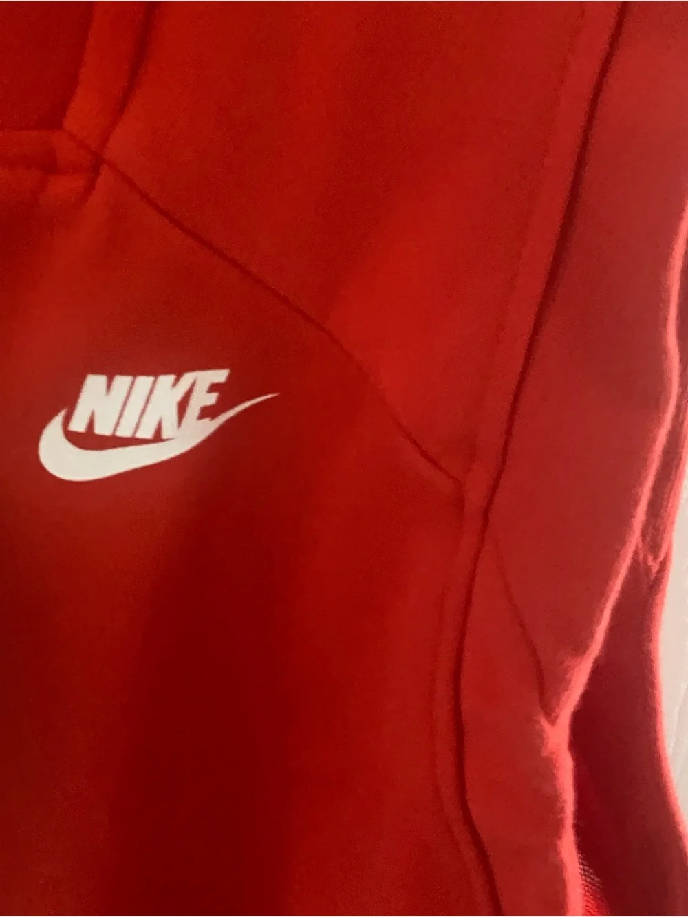 Nike Women’s Red Sleeveless Fleece Vest